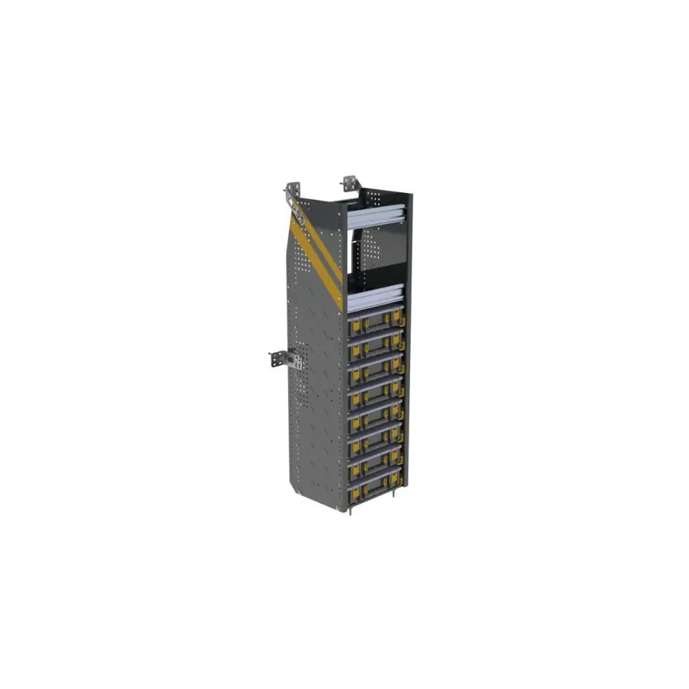 Partskeeper Parts Organizer Storage Cabinet w/ 8 Carry Cases + 2 Shelves - RANN5-PS20-8